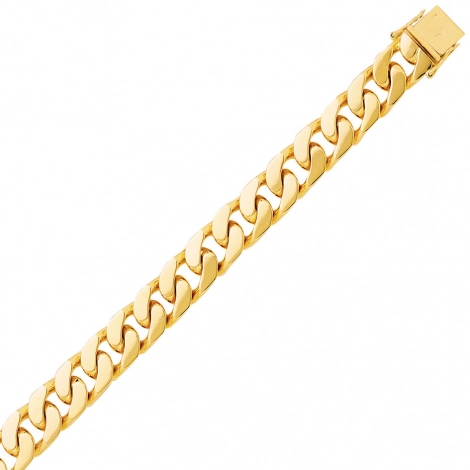 Bracelet en or maille Gourmette 7mm