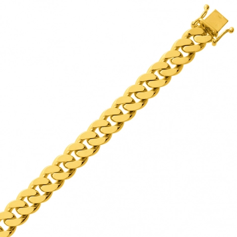 Bracelet en or maille Gourmette 8mm
