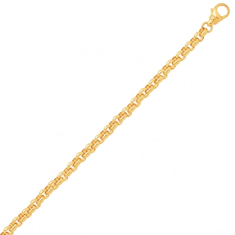 Bracelet en or maille jaseron 2.5mm
