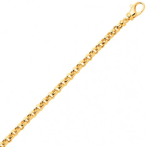 Bracelet en or maille Jaseron 3mm
