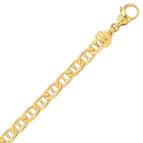 Bracelet en or maille marine 3mm à combiner