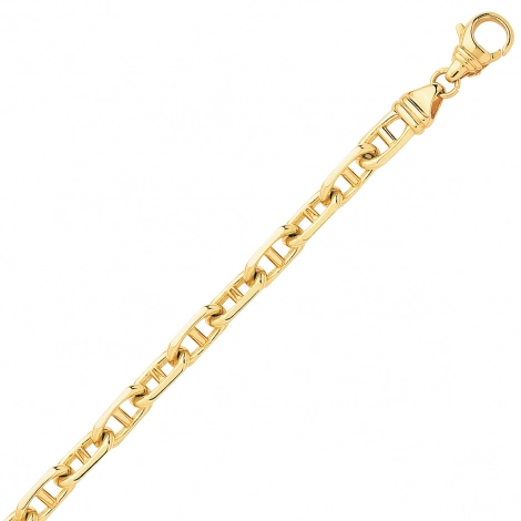 Bracelet en or maille marine 4mm