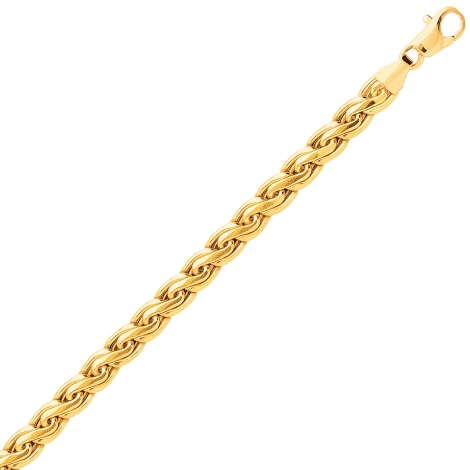 Bracelet en or maille S de 4mm