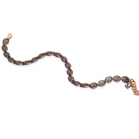Bracelet Grain de caf - titane et or rose 9ct