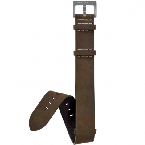 Bracelet Hamilton Brown Strap 20mm- Khaki Field