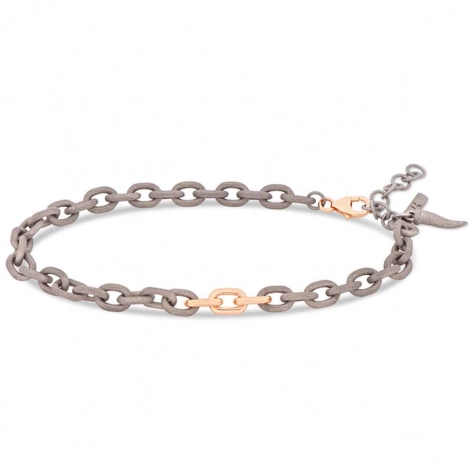 Bracelet Homme Mano J - titane et Or