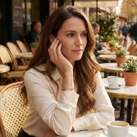 Bracelet jonc 3 ors soud�s