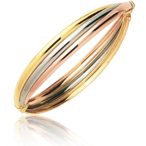Bracelet jonc 3 ors souds