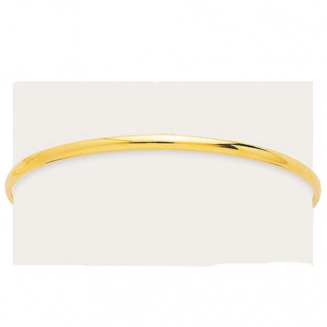 Bracelet jonc fil ovale massif 2,4mm