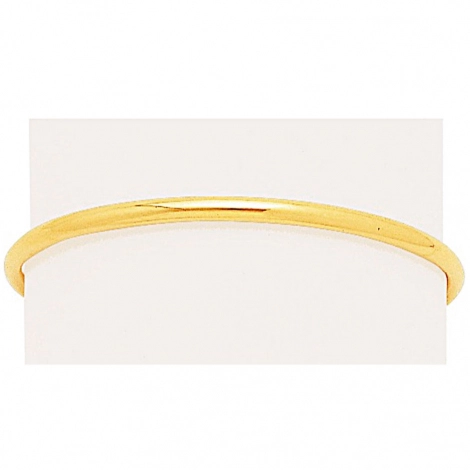 Bracelet jonc fil rond or 9 carats 2,65mm