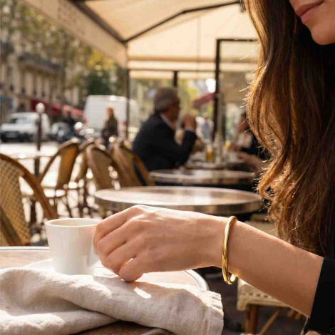 Bracelet Jonc or 4 mm