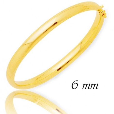 Bracelet Jonc or 6 mm