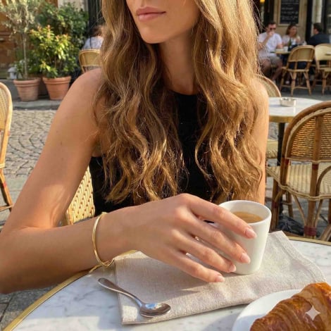 Bracelet jonc ouvrant 2mm