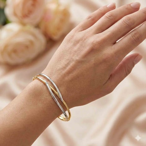 Bracelet jonc ouvrant 2mm