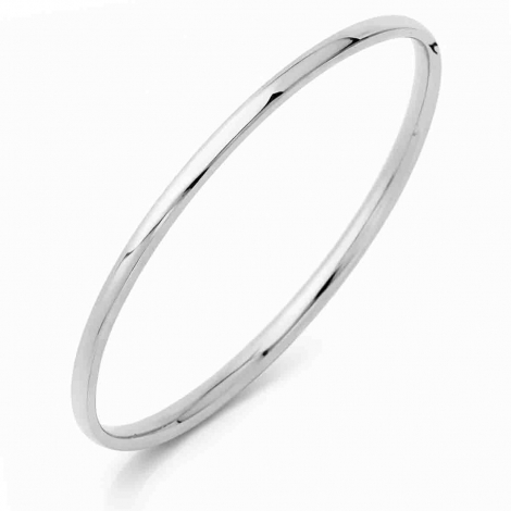 Bracelet jonc ouvrant or blanc � combiner