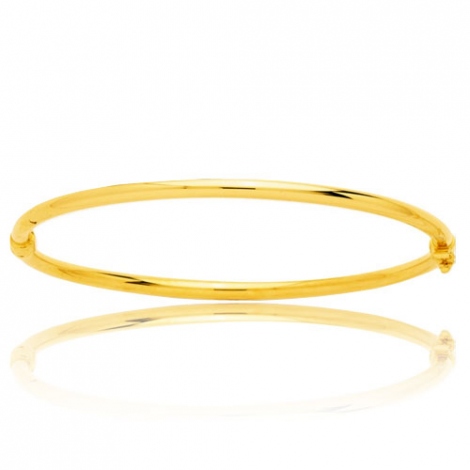 Bracelet jonc ouvrant or jaune