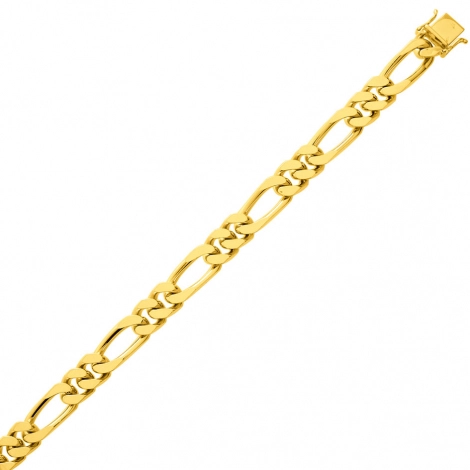Bracelet maille alterne 6mm