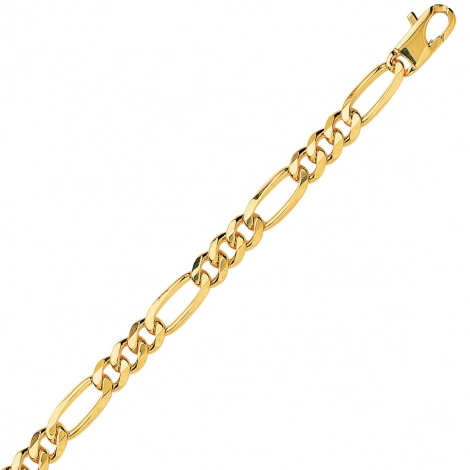 Bracelet maille Alterne ultra-plate 6mm