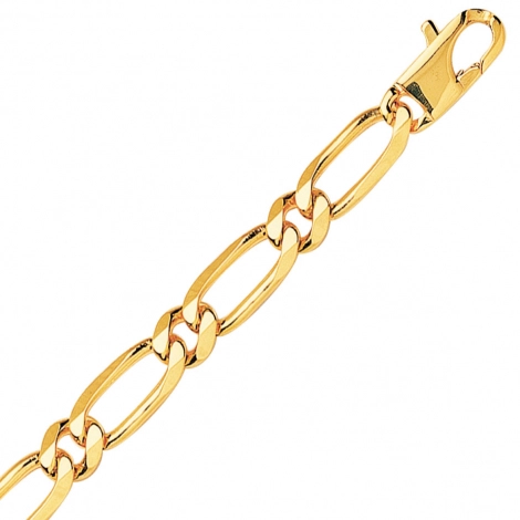 Bracelet maille Alterne ultra-plate 8mm
