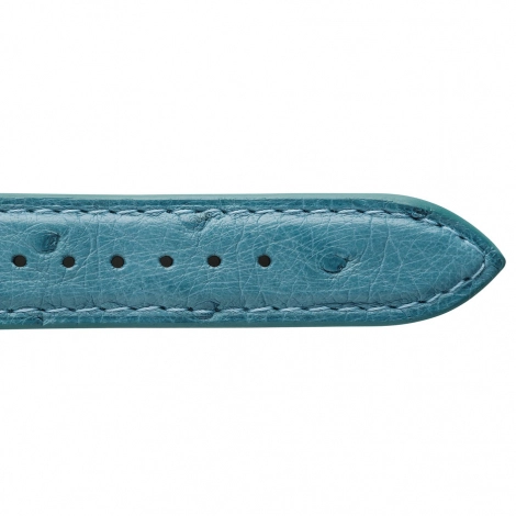 Bracelet Montre Autruche Mat Bleu ciel