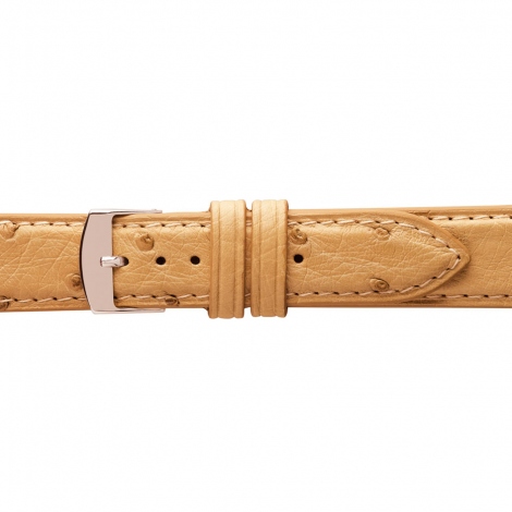 Bracelet Montre Autruche Mat Miel