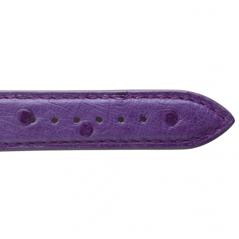 Bracelet Montre Autruche Mat Violet