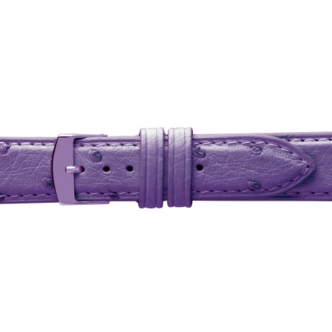 Bracelet Montre Autruche Mat Violet