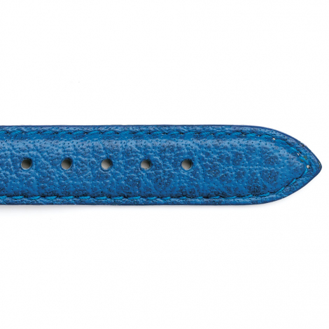 Bracelet Montre cuir de Buffle bleu Ania - 25619-12