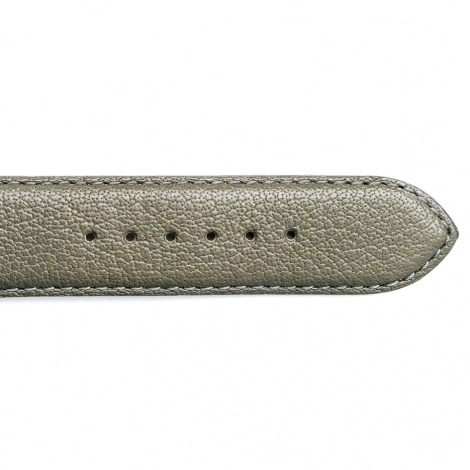 Bracelet Montre cuir de Buffle Gris