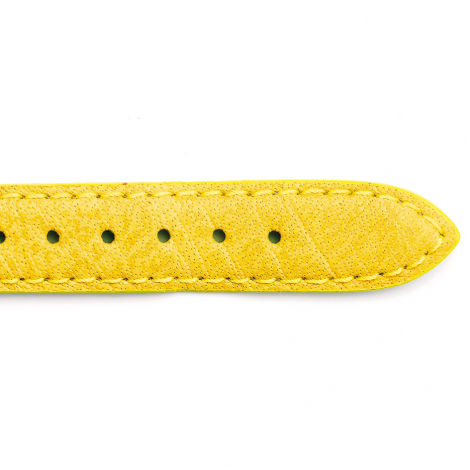 Bracelet Montre cuir de Buffle jaune Sofia - 25619-13