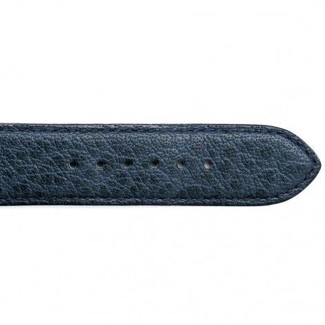 Bracelet Montre cuir de Buffle Marine