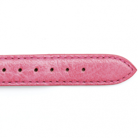 Bracelet Montre cuir de Buffle rose