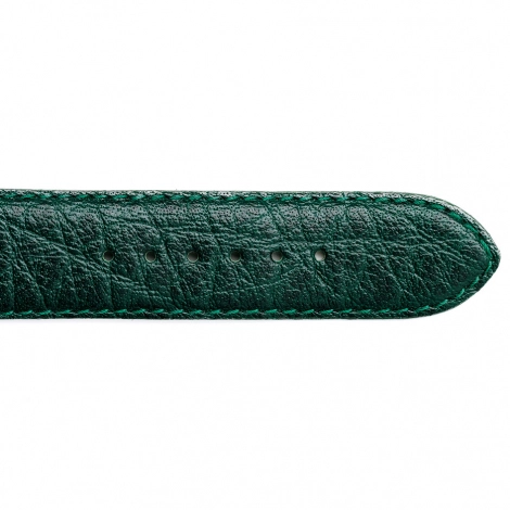 Bracelet Montre cuir de Buffle Vert
