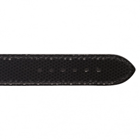 Bracelet Montre en cuir de chvreau noir