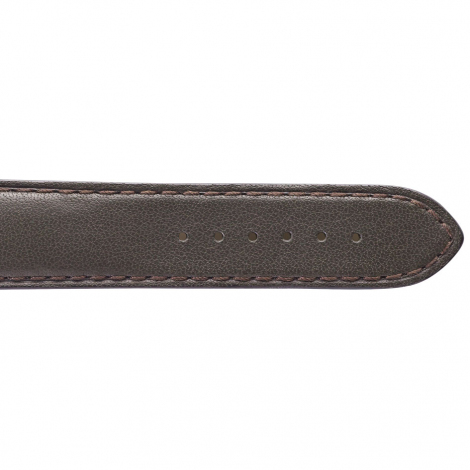 Bracelet Montre en cuir de Taureau Gris foncé - Nymphea - 15001-09