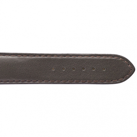 Bracelet Montre en cuir de Taureau Gris fonc - Nymphea - 15001-09