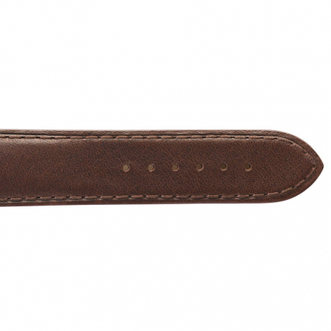 Bracelet Montre en cuir de Taureau Marron Foncé - Aliya - 15001-03