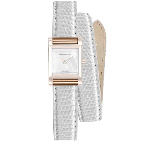 Bracelet montre interchangeable Double Tour Iguana Blanc