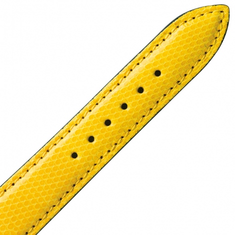 Bracelet Montre Lzard Sellier Jaune