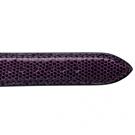 Bracelet De Montre ZRC En Cuir D'agneau Violet - Largeur 18mm, Neuf Avec étiquettes