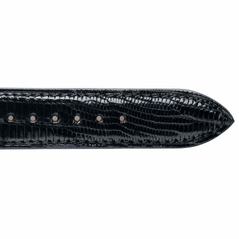 Bracelet Montre Tju Sellier Noir