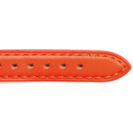 Bracelet Montre Vachette  Orange Femme - Georgia - 24201-22