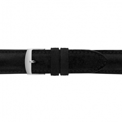 Bracelet Montre Vachette Sellier Noir