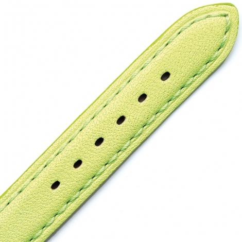Bracelet Montre Vachette Vert anis