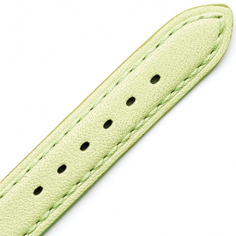 Bracelet Montre Vachette Vert pastel
