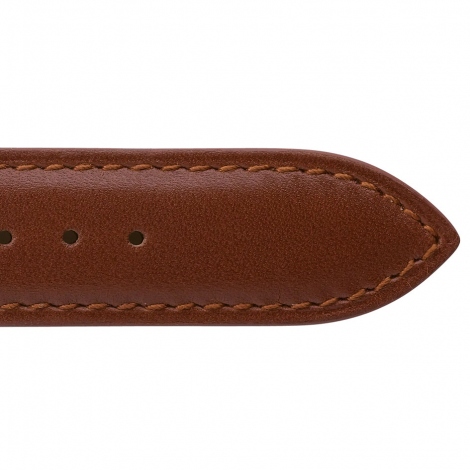 Bracelet Montre Veau Sellier Cognac