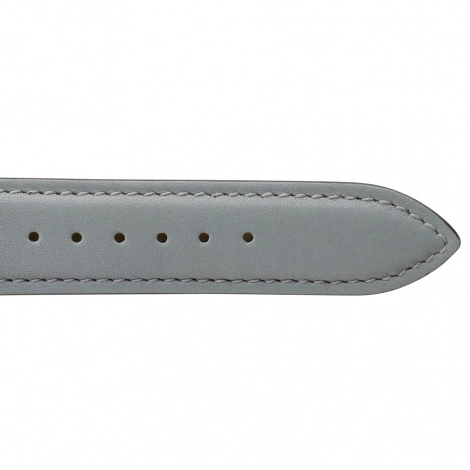 Bracelet Montre Veau Sellier Gris