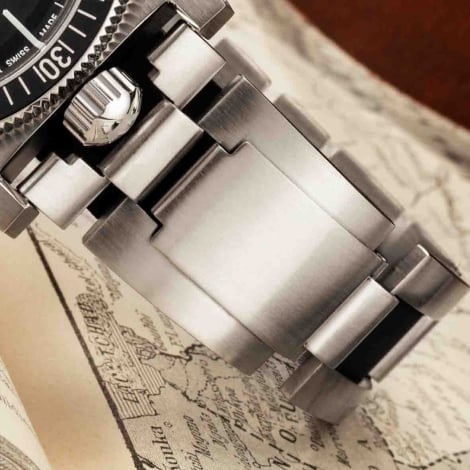 Bracelet Montre ZRC Mtal Acier Inox 316L avec extensions plonge