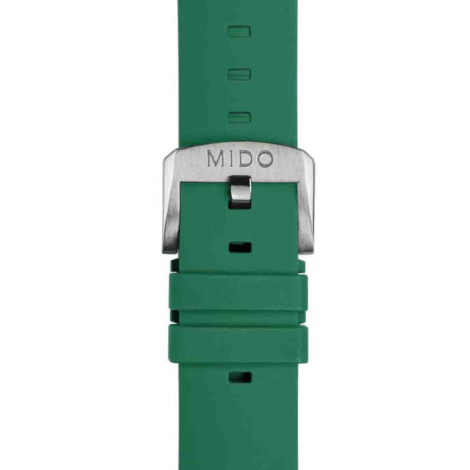 Bracelet Multifort TV Big Date caoutchouc vert 22mm 
