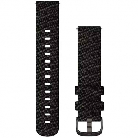 Bracelet nylon tressé Noir - 20mm - Garmin - 010-12924-13